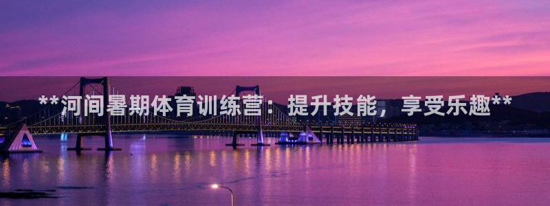 焦点娱乐说说怎么写：**河间暑期体育训练营：提升技能