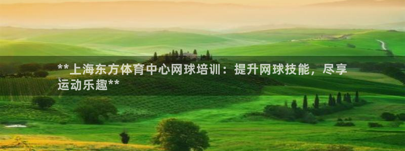 焦点娱乐：**上海东方体育中心网球培训：提升网球技能