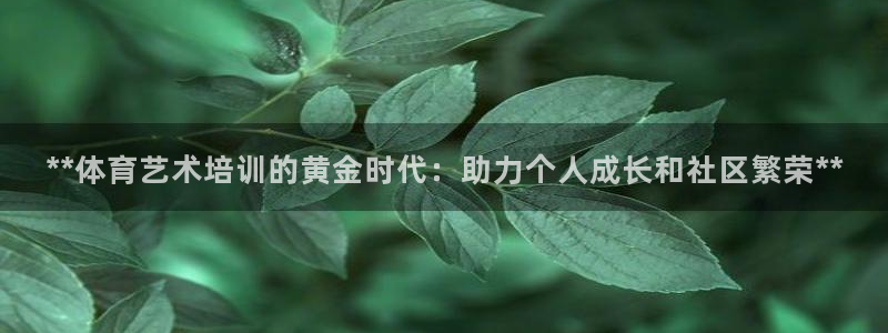 焦点娱乐传媒有限公司官网首页：**体育艺术培训的黄金